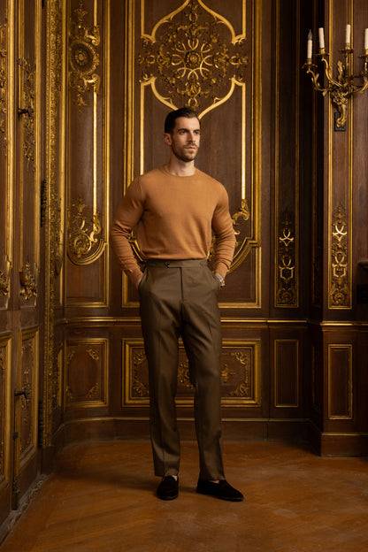 Camel Merino Wool Sweater
