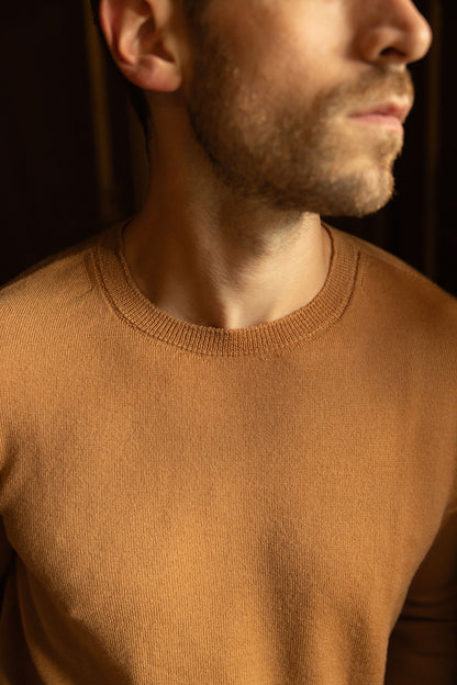 Camel Merino Wool Sweater